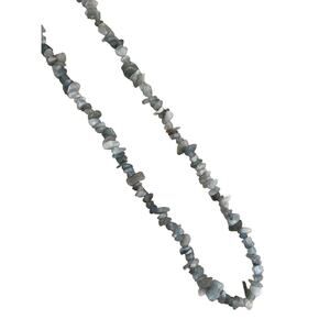 Vintage Aquamarine Gemstone Chip Strand Necklace